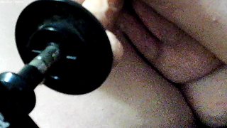 BBW Sex Machine and Creampie