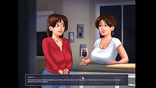 Summertime saga - Ive helped Diana with her milk and fucked Jenny