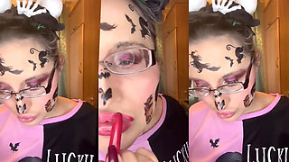 Sissy Surrender - Glasses and Lipstick Humiliation Asmr Clip by Findom Goaldigger