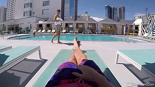 Pool Boy Follows Guest Back To His Room To Stretch Open His Butthole