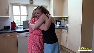 Auntie Trisha and Lily Lesbian Matures