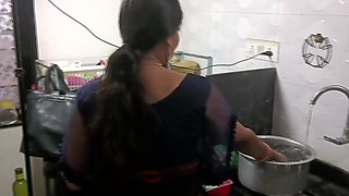 Real Married Indian Couple Hardcore Sex In Kitchen