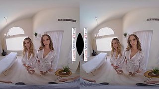 It s your first time at the massage parlor with hot blondes Aiden Ashley  Tiffany Watson: Porn
