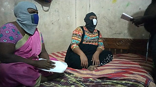 Tuition Teacher Hot Sex with Two Girls