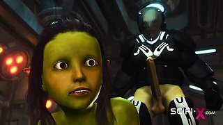 Good-looking sweet thing - big ass action - Scifi-X