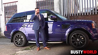 Sex Crazed Big Boobed Blonde Stacey Saran Calls Up Stud Car Salesman For No Strings Sex: Porn