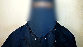 A Burqa-clad Girl From Saudi Arabia Comes to the House to Fuck for Money.