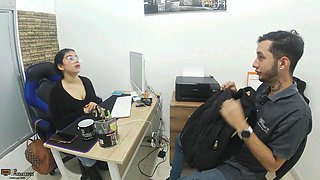 Horny Teacher Is Fucked by Her Student in Exchange for Raising Her Grades Cum -mouth - Porn in Spanish