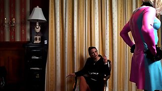 Femdom fetish strap porno