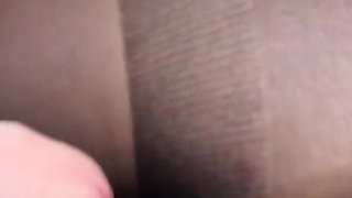 Pantyhose on my ass + your sperm