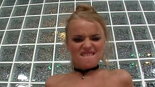 Dora Venter and Nataly Brown Kiss to Swap the Cum of Four Hard Cocks - Private Porn Sex Videos