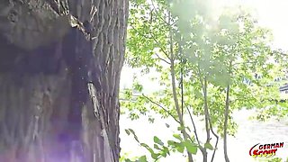 Curvy Teen 18+ Wendy Marvell With Big Natural Tits At Public Casting