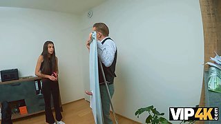 Vip4k. she'll get the loan after joining this gloryhole