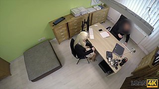 Luxury blonde milf will trade her body for another load of cash
