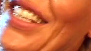 Double Penetration and Cumshot in Ass and Mouth for Sexy MILF with Hairy Pussy