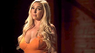 Busty Kendra Sunderland transforms alien creature into her wild fuckfest monster