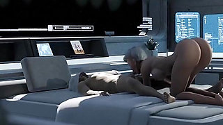 Nexus-3: in My Orbit. Sexy Busty Blonde Has Best Sex in a Space Station