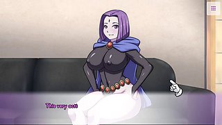 Anime girl in a sexy dress gets into wild hentai action