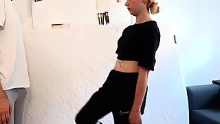 German Balls Busted - Emo Girl Ballbusting