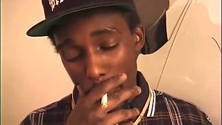 Gorgeous Black Slut Swallows A Big And Gets Fucked