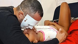 Fucking My Bitch's Mouth Until Milk Spurts Into Her Mouth and Throat