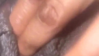 Closeup Rubbing My Big Clit Wet Pussy Moaning Orgasms