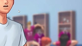 Comparing Huge Tits - Summertime Saga Gameplay