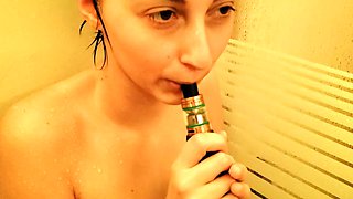 Tiny tits, smoking, vaginal sex
