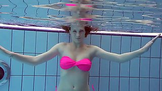 Lera underwater big boobs teen