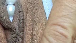 Ku in Erotic Lingerie Beautiful Vagina in Close-up with Her Toys That Bring Her to Real Squirting Orgasm