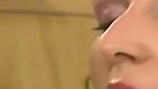 Double penetrated threesome anal penetrated in the bedroom