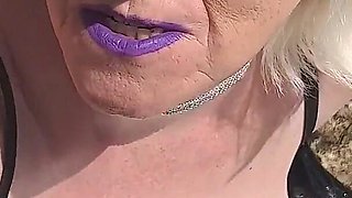 Horny German Granny Gets Hot While Walking and Seeks Adventure