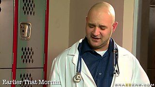 Sexy Doctor Takes Advantage Of Male Nurse With Andy San Dimas, Keiran Lee - Brazzers