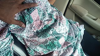 Office Manager Enjoying Hot Romance with Married Colleague Inside Car Part 4