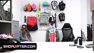 Hot Teen Penelope Kay With Big Natural Tits Gets Anal Punishment After Shoplifting