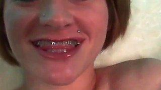 Interracial Video Featuring Faith Daniels an 18 Year Old Slut with Tattoos Wants to Get Filled by a BBC Without a Condom