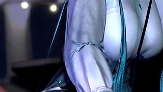 3D Cute Super Hot Cosplay Model Cheating with Old Dick