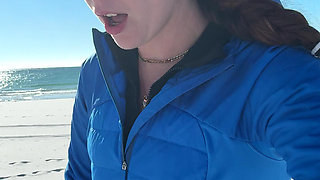 Walking on the Beach Calls for a Quick Orgasm!