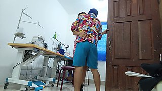 Whore Calls Her Boyfriend to Fuck Her at Work