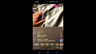 LightSkin Teen Twerks and Squirts on IG Live - Big Ass Action