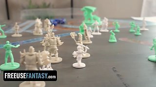 Sexy stunner in costume Olivia Madison gets her arsehole fucked during desire game - freeuse fantasy