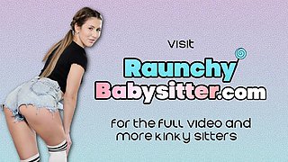 Petite nanny joins real couple in 3some