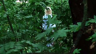 Cute German Girl talk to First POV Suck Outdoor by Stranger