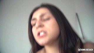 Amazing sex with brunette July Johnson