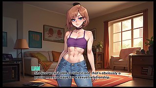 Date Night Taboo Hentai Game Ep.1 Stepbro Cock Is Too Big for His Ex GF!