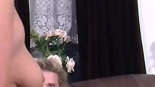 Mature cock in sexy blonde, pussy licking in 69 position
