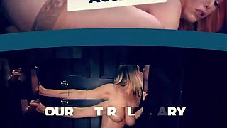 GloryholeSecrets - Juicy Brunette Swallows Tons Of Cum At The Gloryhole