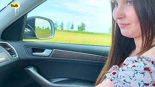 - okay, i'll stretch my feet for you. "stepson fucked step-mom after driving lessons