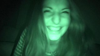 Night vision love making with latina Jimena Lago