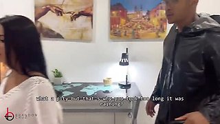 Hot Colombian MILF Silvana Lee Gets Creampied By BBC TV Technician - Amateur Foot Fetish Sex